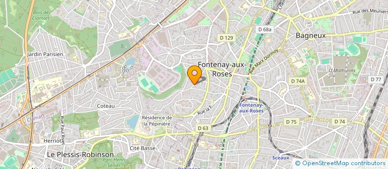 localisation de l'entreprise LE PETIT ATELIER DE FRANCAIS à FONTENAY-AUX-ROSES