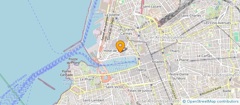 localisation de l'entreprise LE PETIT ATELIER DES ACCOULES  MARSEILLE