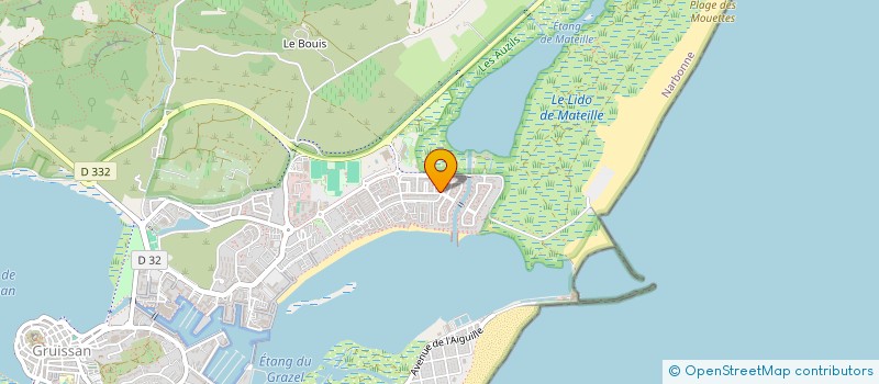 localisation de l'entreprise LE PETIT AUNAY  GRUISSAN