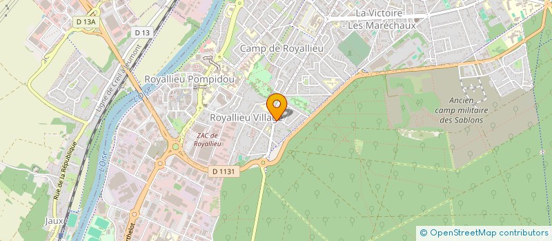 localisation de l'entreprise LE PETIT BACCHUS  COMPIEGNE