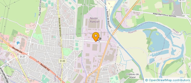 localisation de l'entreprise LE PETIT BAIGNEUR à ROANNE