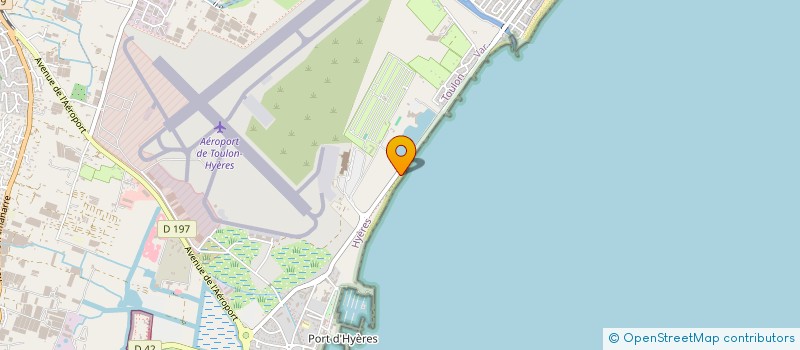 localisation de l'entreprise LE PETIT BAIN à HYERES