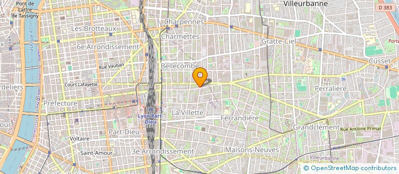 localisation de l'entreprise LE PETIT BAR  LYON