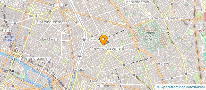 localisation de l'entreprise LE PETIT BAR A COCKTAILS  PARIS