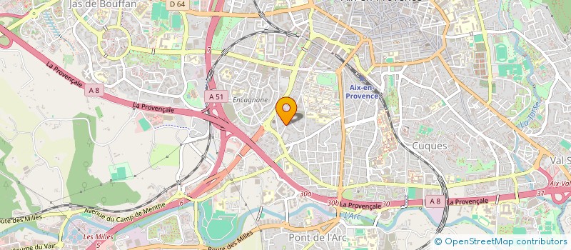 localisation de l'entreprise LE PETIT BARTHELEMY à AIX-EN-PROVENCE