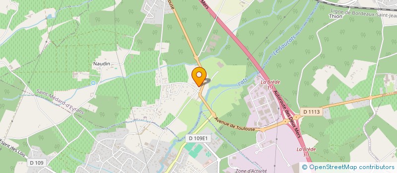 localisation de l'entreprise LE PETIT BASQUE à SAINT-MEDARD-D'EYRANS