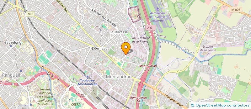 localisation de l'entreprise LE PETIT BASTIA à TOULOUSE