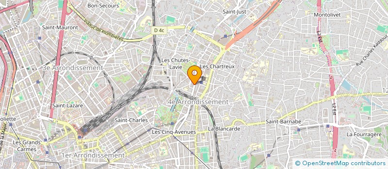 localisation de l'entreprise LE PETIT BAZAR à MARSEILLE