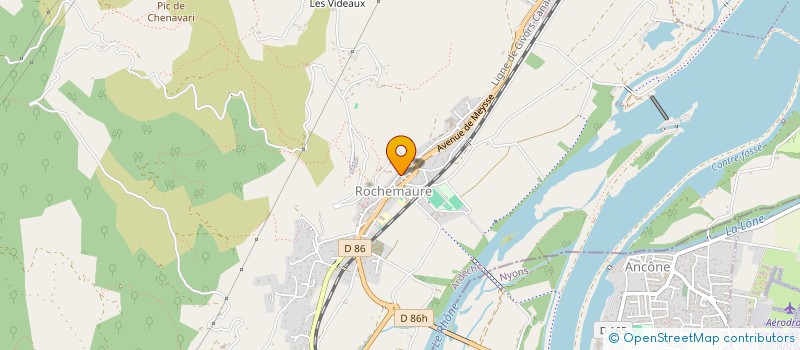 localisation de l'entreprise LE PETIT BEDANE à ROCHEMAURE