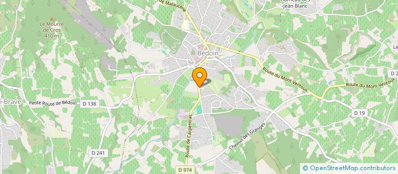 localisation de l'entreprise LE PETIT BEDOIN à BEDOIN