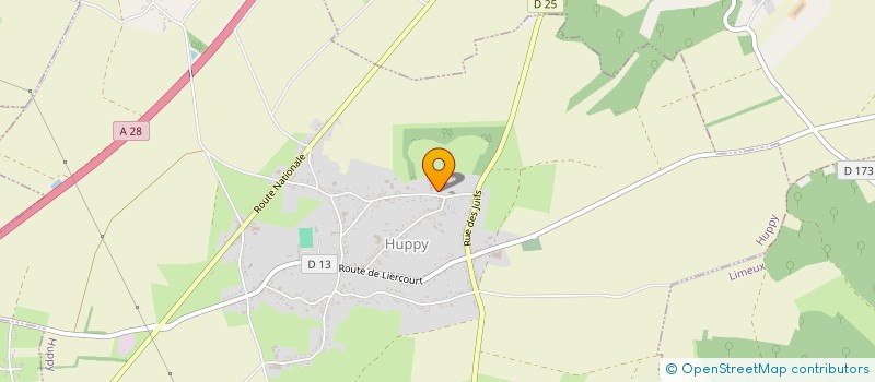 localisation de l'entreprise LE PETIT BELLOY  HUPPY