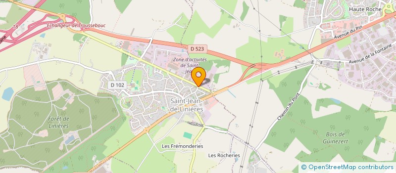 localisation de l'entreprise LE PETIT BERU  VALLON-SUR-GEE