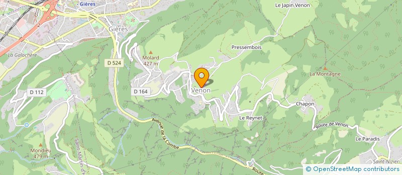 localisation de l'entreprise LE PETIT BISTRO  VENON