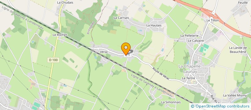 localisation de l'entreprise LE PETIT BIVOUAC  LA CHAPELLE-LAUNAY