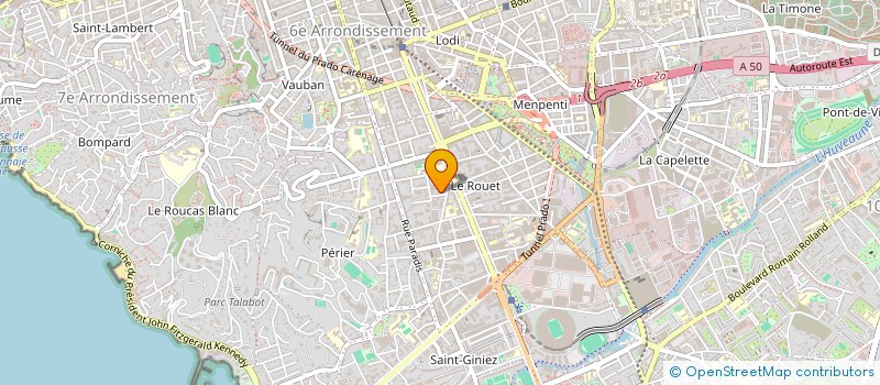 localisation de l'entreprise LE PETIT BIZ à MARSEILLE