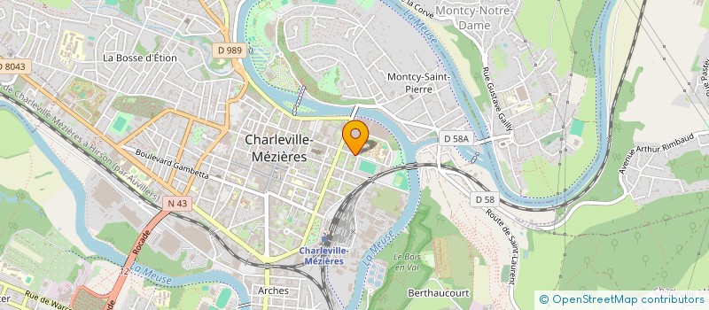 localisation de l'entreprise LE PETIT BOIS à CHARLEVILLE-MEZIERES