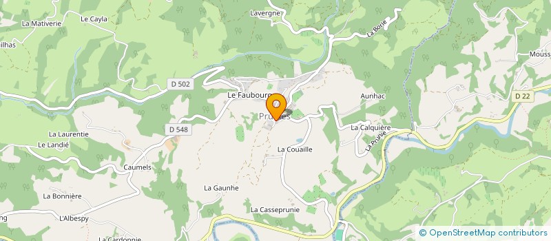 localisation de l'entreprise LE PETIT BOIS à CONQUES-EN-ROUERGUE