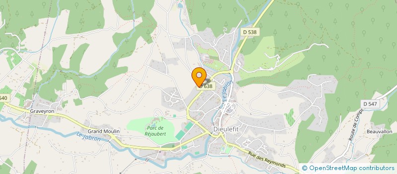 localisation de l'entreprise LE PETIT BOIS  DIEULEFIT