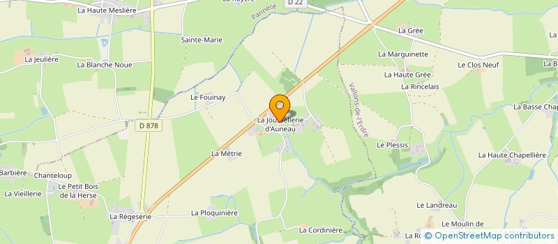 localisation de l'entreprise LE PETIT BOIS  POUILLE-LES-COTEAUX