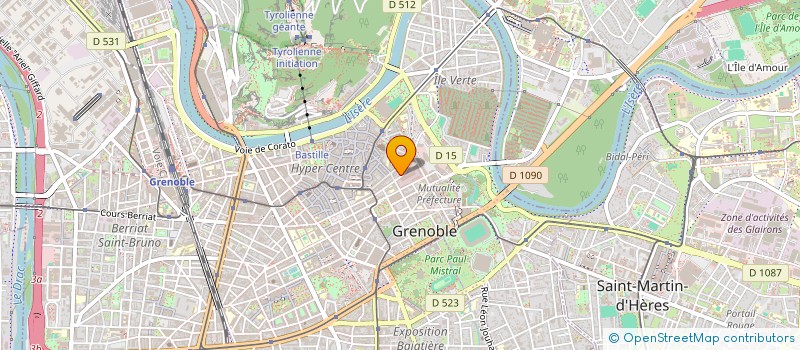 localisation de l'entreprise LE PETIT BOIS  GRENOBLE