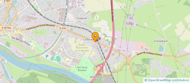 localisation de l'entreprise LE PETIT BONHOMME A L'ECHELLE à NEVERS