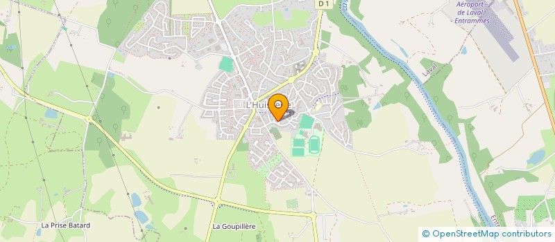 localisation de l'entreprise LE PETIT BONIEUX  L'HUISSERIE