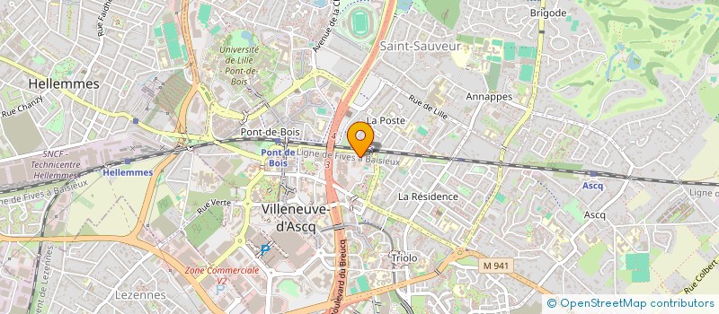 localisation de l'entreprise LE PETIT BOUCHON à VILLENEUVE-D'ASCQ
