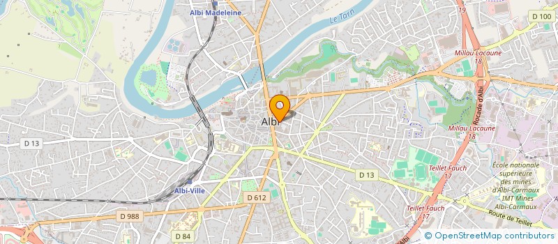 localisation de l'entreprise LE PETIT BOUCHON à ALBI