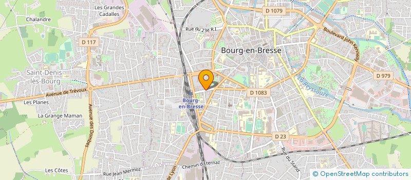 localisation de l'entreprise LE PETIT BOUCHON à BOURG-EN-BRESSE