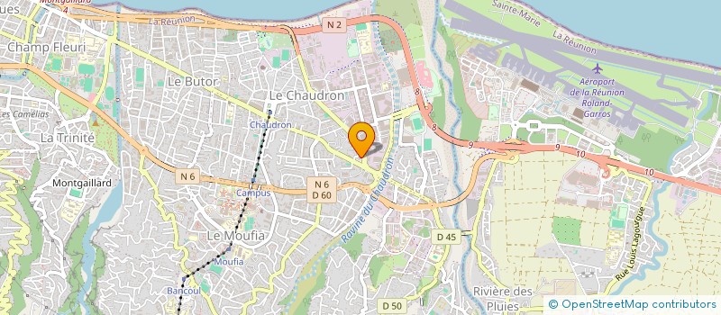 localisation de l'entreprise LE PETIT BOURBON à SAINT-DENIS