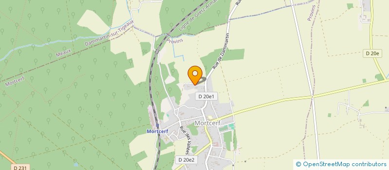 localisation de l'entreprise LE PETIT BOUTON DORT  MORTCERF