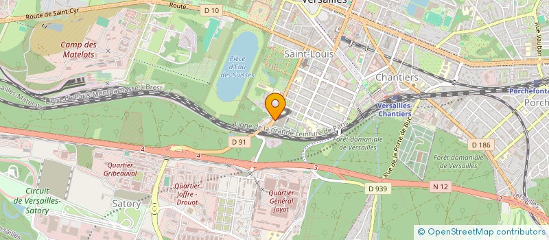 localisation de l'entreprise LE PETIT BRICOLEUR  VERSAILLES