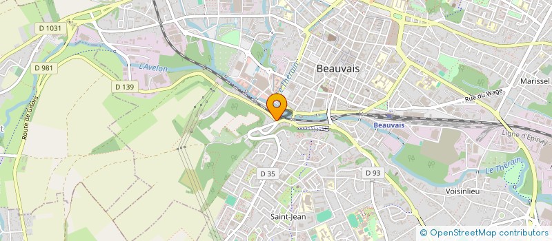 localisation de l'entreprise LE PETIT BRISTOL  BEAUVAIS