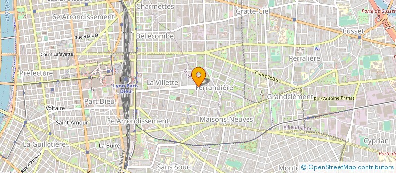 localisation de l'entreprise LE PETIT BRIVADOIS à LYON