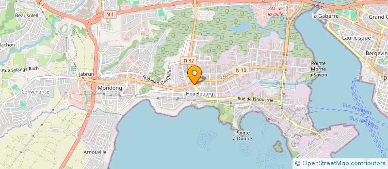 localisation de l'entreprise LE PETIT BTP  BAIE MAHAULT