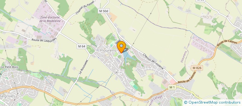 localisation de l'entreprise LE PETIT CAB  FLOURENS