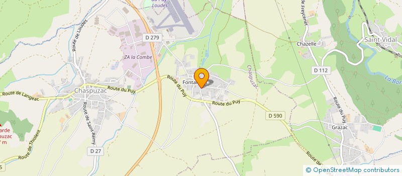 localisation de l'entreprise LE PETIT CABANON  VERGEZAC