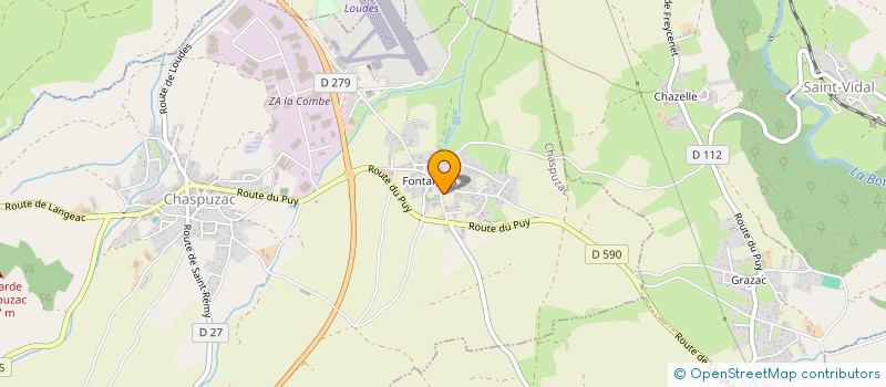 localisation de l'entreprise LE PETIT CABANON  VERGEZAC