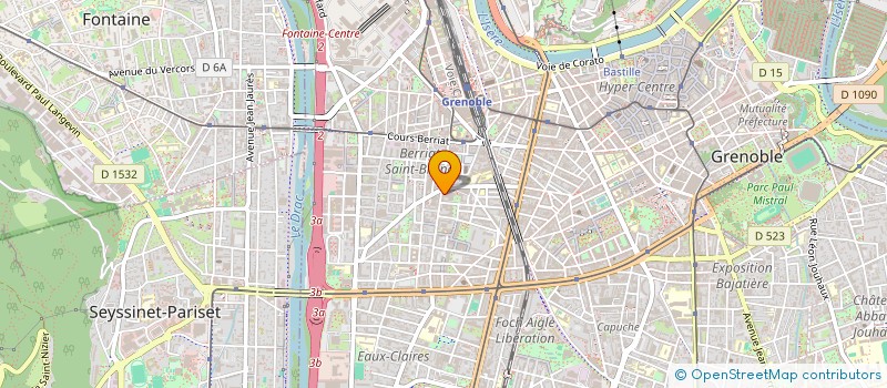localisation de l'entreprise LE PETIT CAFE  GRENOBLE