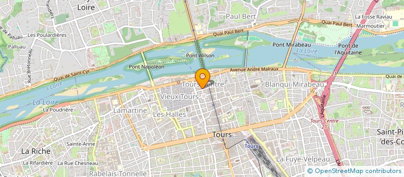 localisation de l'entreprise LE PETIT CAFE  TOURS