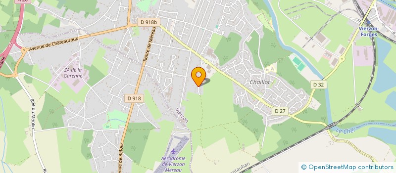 localisation de l'entreprise LE PETIT CANTIN  VIERZON