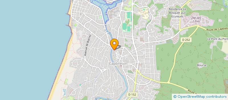 localisation de l'entreprise LE PETIT CAP  CAPBRETON