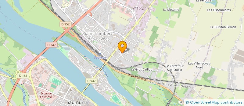 localisation de l'entreprise LE PETIT CAPORAL  SAUMUR