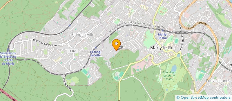 localisation de l'entreprise LE PETIT CARRE VERT  MARLY-LE-ROI