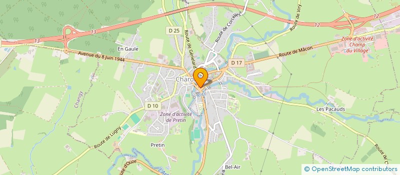localisation de l'entreprise LE PETIT CARROUSEL à CHAROLLES