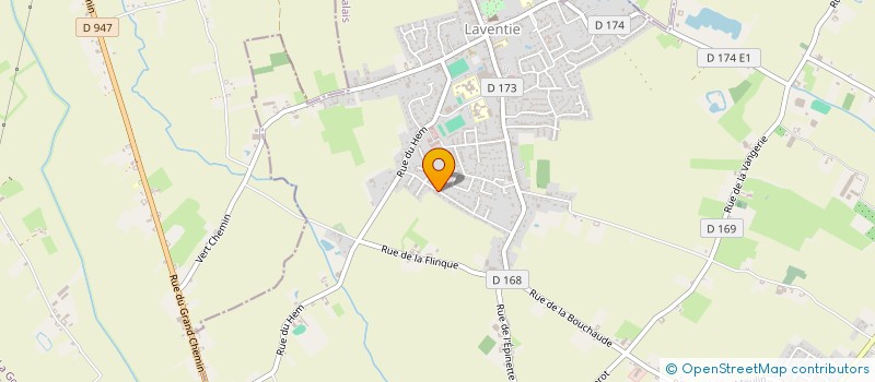 localisation de l'entreprise LE PETIT CASTEL  LAVENTIE