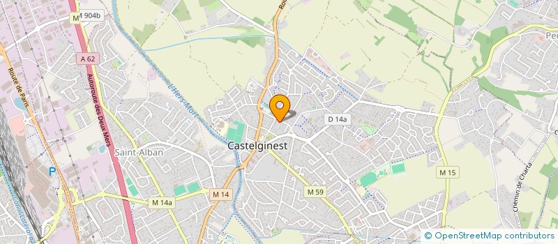 localisation de l'entreprise LE PETIT CASTELET B26  CASTELGINEST