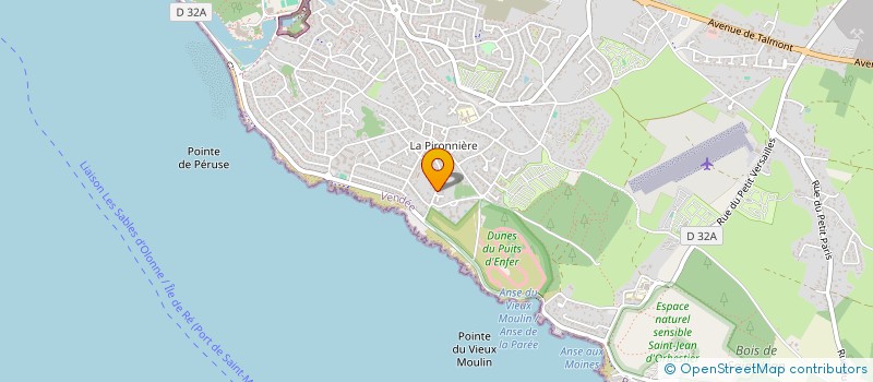 localisation de l'entreprise LE PETIT CASTOR à LES SABLES D'OLONNE