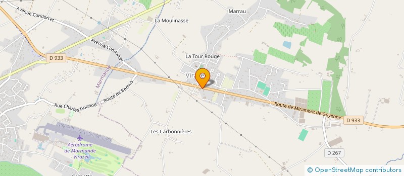 localisation de l'entreprise LE PETIT CELLIER  MARMANDE