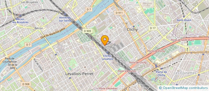 localisation de l'entreprise LE PETIT CHABLIS à CLICHY